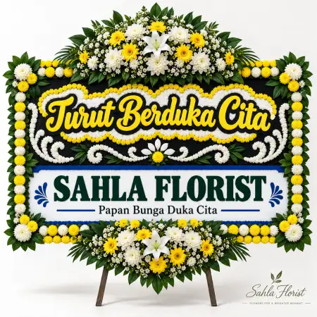 Papan Bunga Duka Tomohon